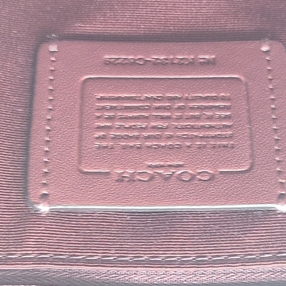 Coach Kacey Pebbled Leather Satchel Handbag Red Gold Hardware Crossbody - Picture 7 of 9